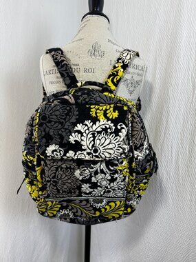 Vera Bradley Baroque Pattern Quilted cotton Campus Backpack Retired Design